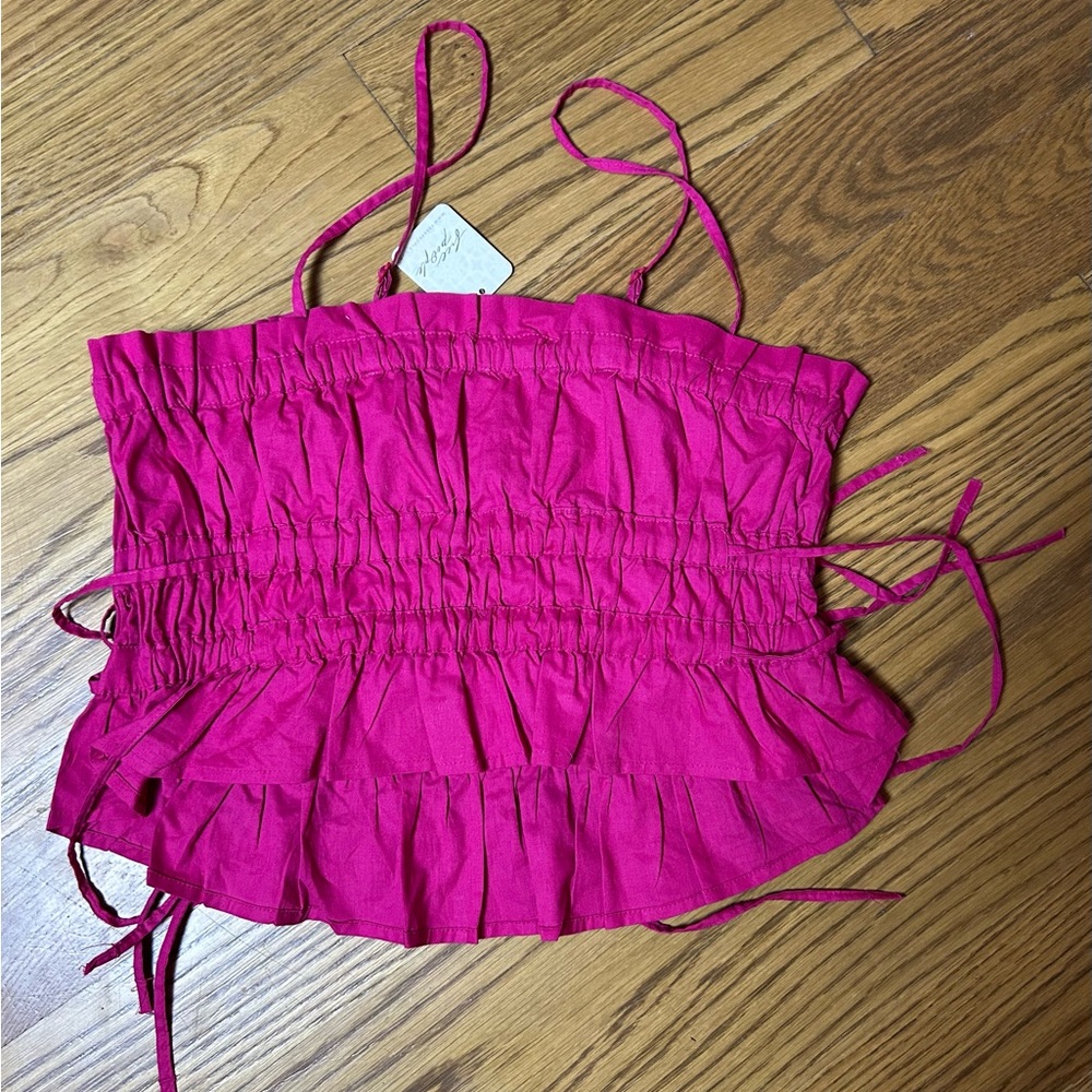 Free People‎ Gabby Tube Top Punch Beachy - Picture 8 of 11